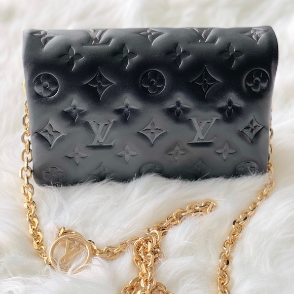 Louis Vuitton Handbags - Louis Vuitton | Black Pochette Coussin - Brand New